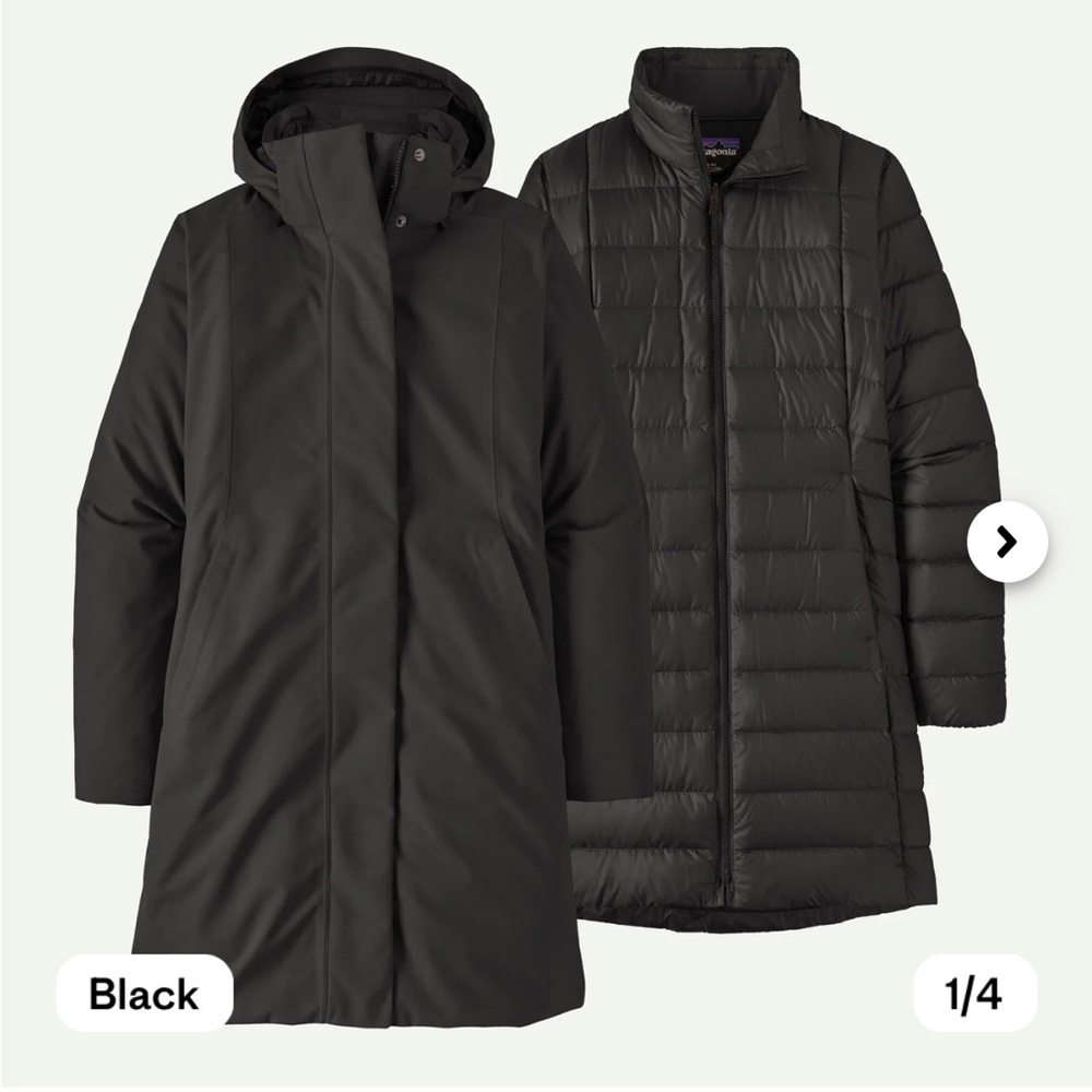 Patagonia W’s 3-in-1 Parka - XS - in excellent condition